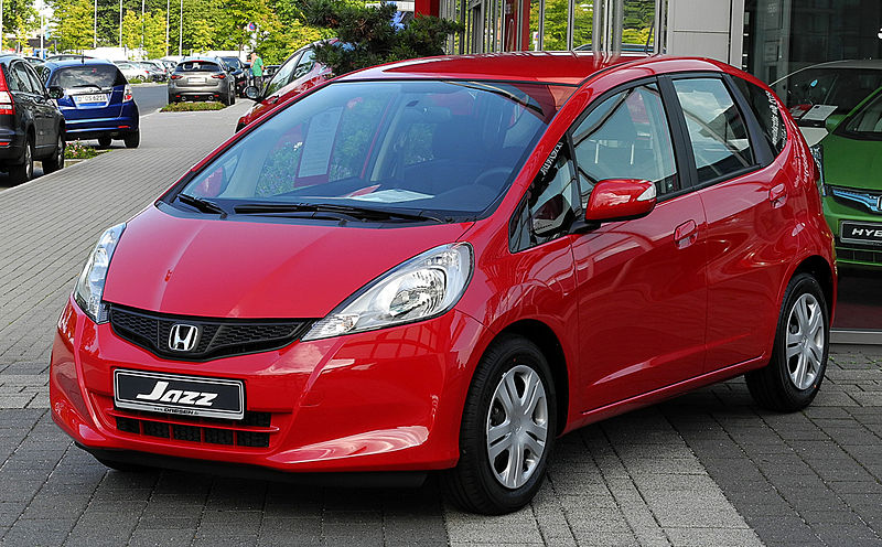 File:Honda Jazz 1.4 i-VTEC Trend (III, Facelift) – Frontansicht, 26. Juni 2011, Düsseldorf.jpg